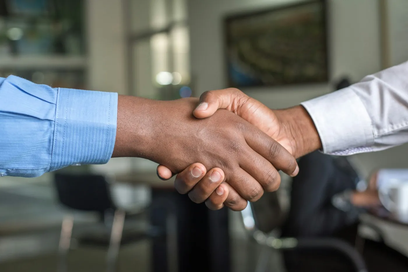 Professional handshake